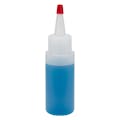 2 oz. Natural HDPE Cylindrical Sample Bottle with 24/410 Natural Yorker Dispensing Cap