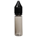 16.5mL Transparent Black PET Unicorn Bottle with Black CRC/TE Cap