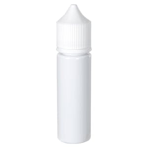 50mL Opaque White PET Unicorn Bottle with White CRC/TE Cap