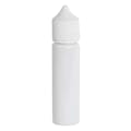 60mL Opaque White PET Unicorn Bottle with White CRC/TE Cap
