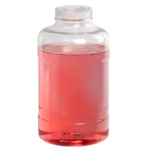 Wide Mouth Boston Round Bottle with ISS Neck