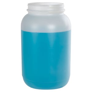 1 Gallon Natural HDPE Round Jar with 110/400 Neck (Caps sold separately)