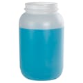 1 Gallon Natural HDPE Round Wide Mouth Jar with 110/400 Neck (Caps sold separately)
