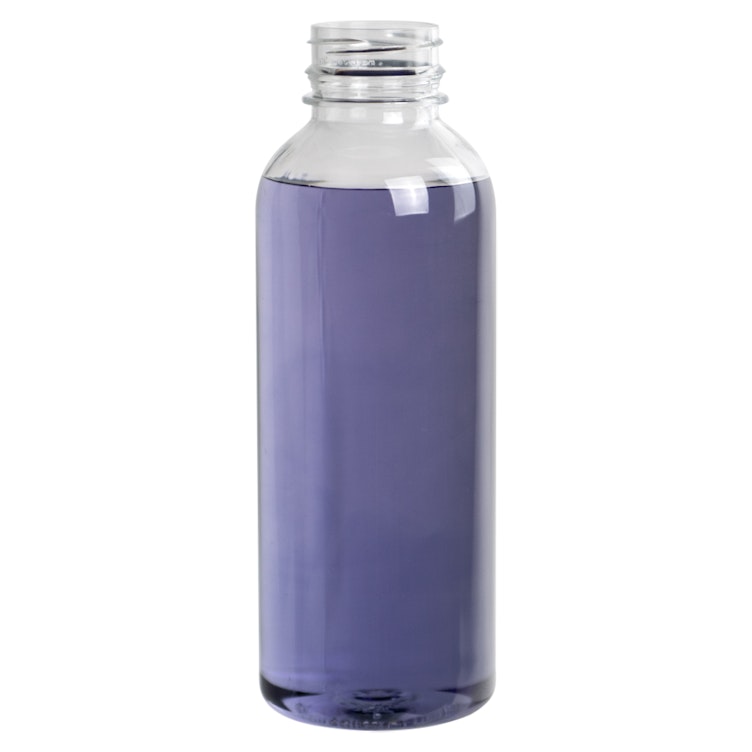 16 oz. Clear PET Wide Mouth Cosmo Bullet Bottle with 38mm PANO Neck (Cap Sold Separately)