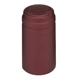 Metalic Maroon PVC Wine Bottle Shrink Capsules