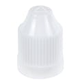 13/415 White Ribbed LDPE CRC Cap for 5mL E-Liquid Bottle