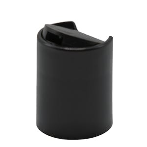 20/415 Black Polypropylene Disc-Top Dispensing Cap with 0.270" Orifice