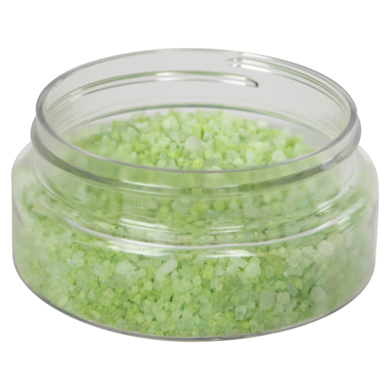 4 oz. Clear PET Low Profile Round Jar with 70/400 Neck (Cap sold separately)