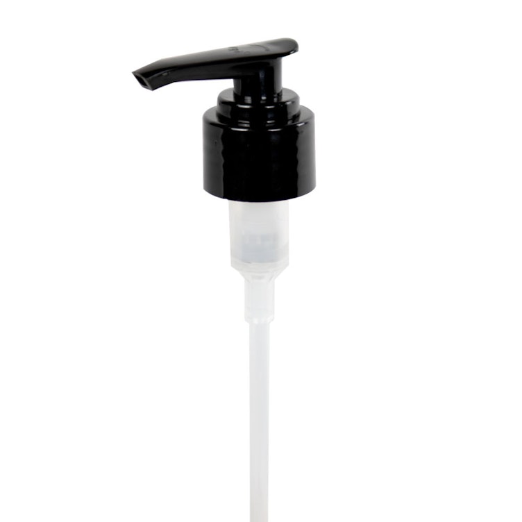 24/410 Black Smooth Lotion Pump - 6-1/4" Dip Tube