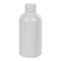 2 oz. White PET Traditional Boston Round Bottle with 20/400 & 410 Neck (Cap Sold Separately)