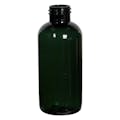 4 oz. Dark Green PET Traditional Boston Round Bottle with 24/410 Neck (Cap Sold Separately)