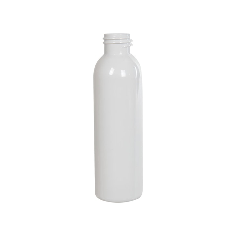 Clear PET Cosmo Round Bottles w/ White Mini Trigger Sprayers