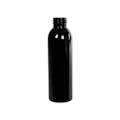 4 oz. Black PET Cosmo Round Bottle with 24/410 Neck (Cap Sold Separately)