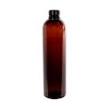 8 oz. Light Amber PET Cosmo Round Bottle with 24/410 Neck (Cap Sold Separately)