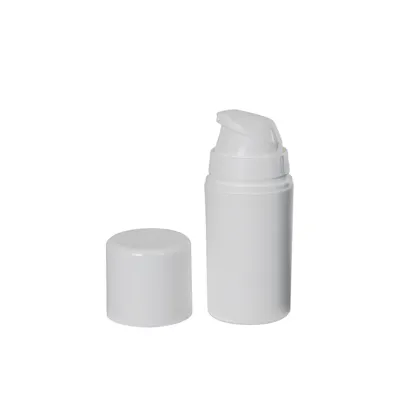 15mL White Mini Airless Dispensers with Cap