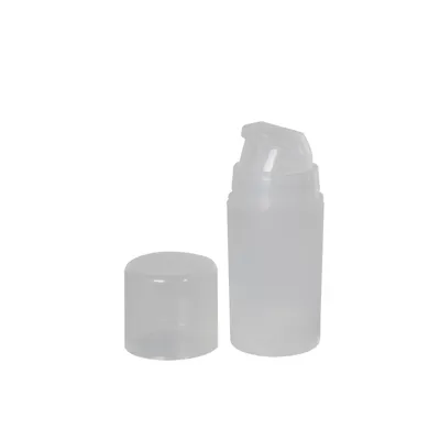 15mL Natural Mini Airless Dispensers with Cap