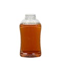 16 oz. (Honey Weight) Clear PET Hourglass Grip Bottle with 38/400 Neck (Cap Sold Separately)