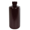 16 oz./500mL Nalgene™ Amber HDPE Narrow Mouth Bottle with 28mm Cap