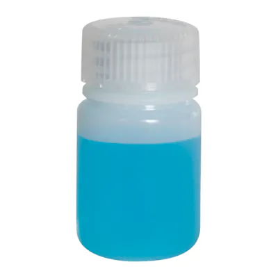 1 oz./30mL Nalgene™ Lab Quality Wide Mouth HDPE Bottle with 28mm Cap
