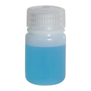 1 oz./30mL Nalgene™ Lab Quality Wide Mouth HDPE Bottle with 28mm Cap