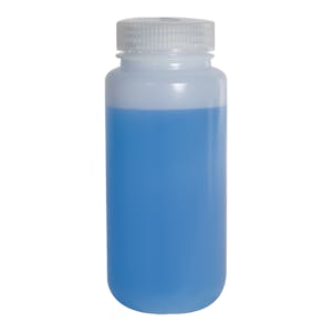 16 oz./500mL Nalgene™ Lab Quality Wide Mouth HDPE Bottle with 53mm Cap