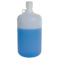 1 Gallon/4000mL Nalgene™ Natural Level 5 Fluorinated HDPE Carboy with 38/430 Cap