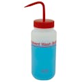 16 oz./500mL Nalgene™ Level 5 Fluorinated High Density Polyethylene Wash Bottle with Red Dispensing Nozzle