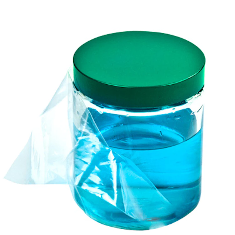 Safety-Coated Glass Wide Mouth Bottles with Caps