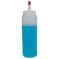 8 oz. Natural LDPE Wide Mouth Bottle with 38/400 Natural Yorker Cap