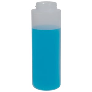 8 oz. Natural LDPE Wide Mouth Bottle with 38/405 Neck (Cap Sold Separately)