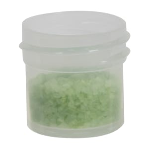 1/4 oz. Natural Polypropylene Straight-Sided Round Jar with 33/400 Neck (Cap Sold Separately)