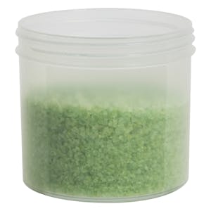 12 oz. Natural Polypropylene Straight-Sided Round Jar with 89/400 Neck (Cap Sold Separately)