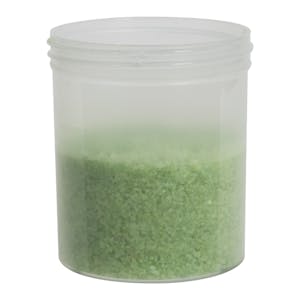 16 oz. Natural Polypropylene Straight-Sided Round Jar with 89/400 Neck (Cap Sold Separately)