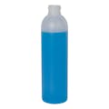 8 oz. Natural HDPE Cosmo Bottle 24/410 Neck  (Cap Sold Separately)