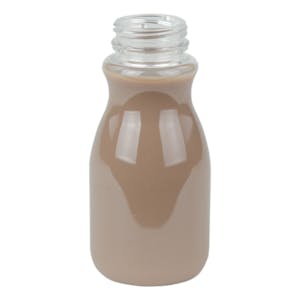 8 oz. Clear PET OSD Round Beverage Bottle with 38mm DBJ Neck  (Cap Sold Separately)