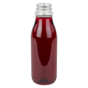 16 oz. Clear PET OSD Round Beverage Bottle with 38mm DBJ Neck (Cap Sold Separately)