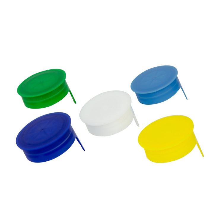 Small Plastic Bottles or Containers With Snap on Caps, Sealable