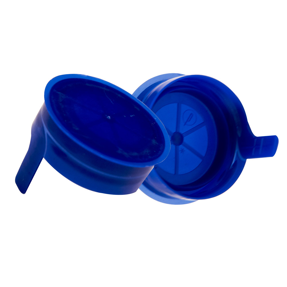 38mm STT Blue LDPE Tamper Evident Snap On Cap | U.S. Plastic Corp.