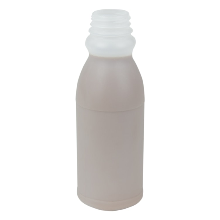 16 oz. Round HDPE Dairy Bottle with 38mm DBJ Neck (Cap Sold Separately)