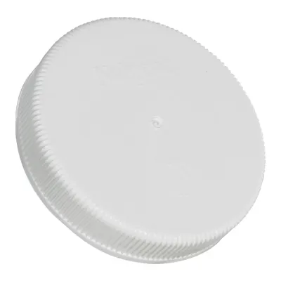 100mm Nalgene™ White Polypropylene Closures - Package of 12