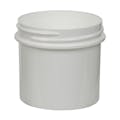 3 oz. White Polypropylene Straight-Sided Round Jar with 58/400 Neck (Cap Sold Separately)