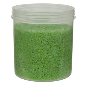 40 oz. Natural Polypropylene Straight-Sided Round Jar with 120/400 Neck (Cap Sold Separately)