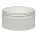 16 oz. White Polypropylene Straight-Sided Thick Wall Round Jar with 120/400 Neck (Cap Sold Separately)