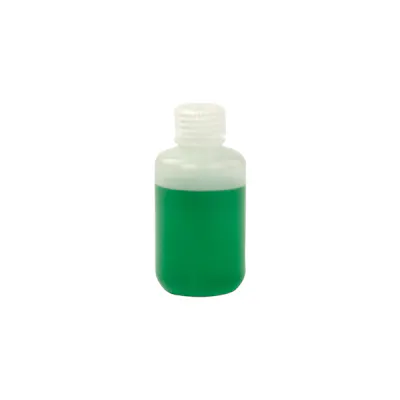 4 oz./125mL Nalgene™ Narrow Mouth HDPE Economy Bottle with 24mm Cap