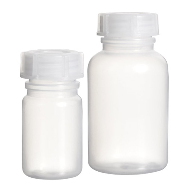 100mL LDPE Wide Mouth Bottle with 24mm Heavy Duty Closure