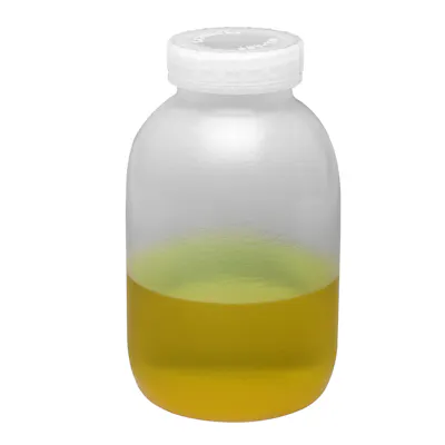 1/2 Gallon Natural Polypropylene Round Mason Jar with 70mm G Cap