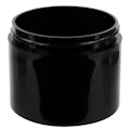 4 oz. Black Polypropylene Thick Wall Straight-Sided Round Jar with 70/400 Neck (Cap Sold Separately)