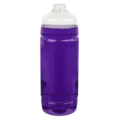32 oz. PET Round Spray Bottle with 28/400 Neck (Sprayer or Cap Sold Separately)