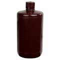 1/2 Gallon/2 Liter Nalgene™ Large Amber Polypropylene Narrow Mouth Bottle with 38/430 Cap