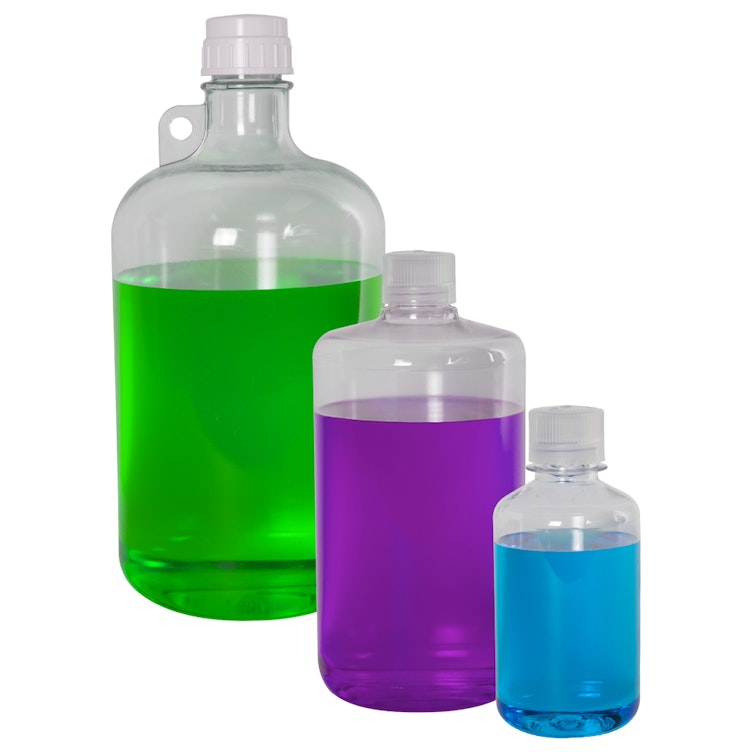 Thermo Scientific™ Nalgene™ Narrow Mouth Polycarbonate Bottles with Caps